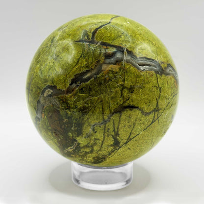 Green Opal Crystal Sphere - Gem Avenue Retail