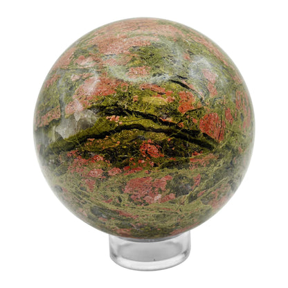 Unakite Crystal Sphere - Gem Avenue Retail
