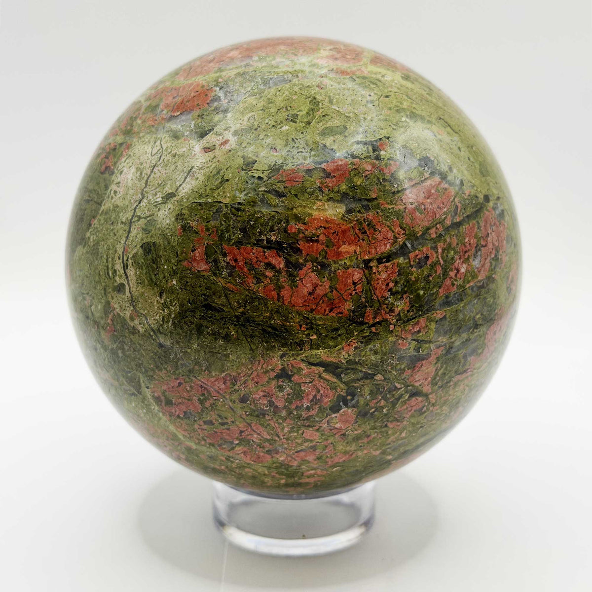 Unakite Crystal Sphere - Gem Avenue Retail