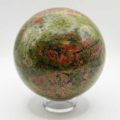 Unakite Crystal Sphere - Gem Avenue Retail