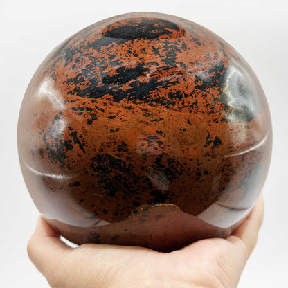 Mahogany Obsidian Crystal Sphere - Gem Avenue Retail