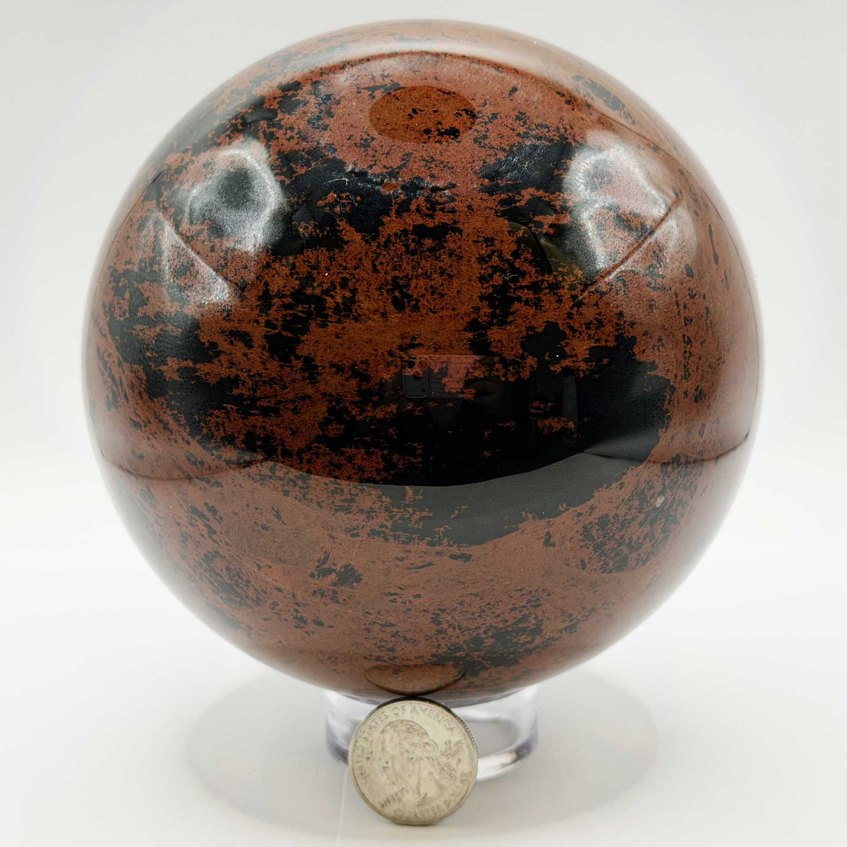 Mahogany Obsidian Crystal Sphere - Gem Avenue Retail