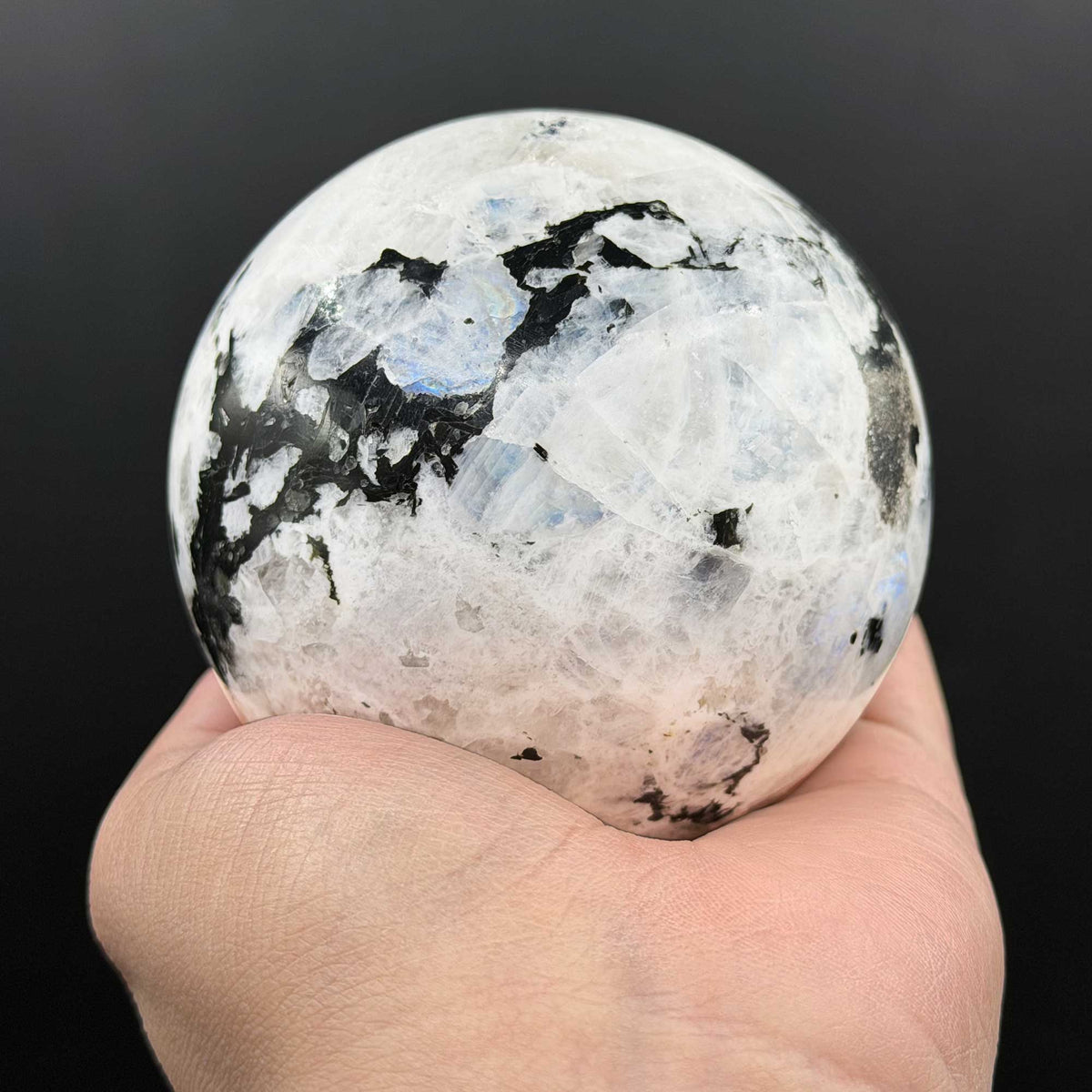 Rainbow Moonstone Crystal Sphere - Gem Avenue Retail