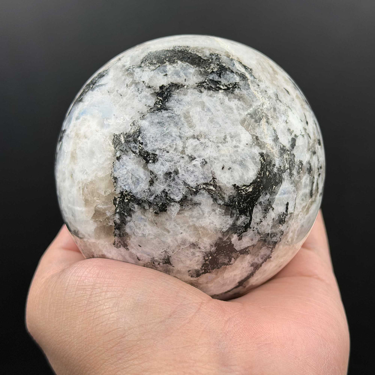 Rainbow Moonstone Crystal Sphere - Gem Avenue Retail