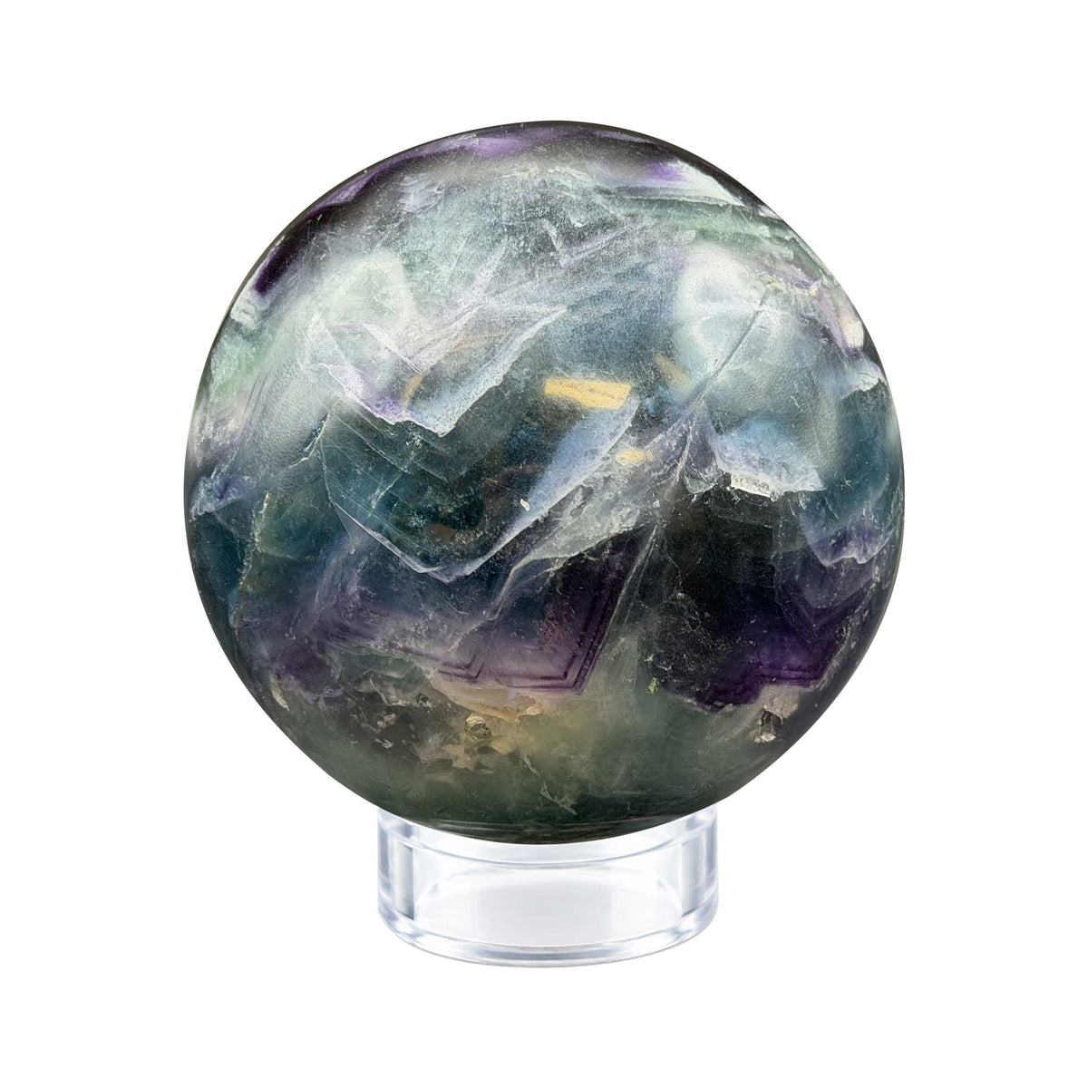 Rainbow Fluorite Crystal Sphere - Gem Avenue Retail