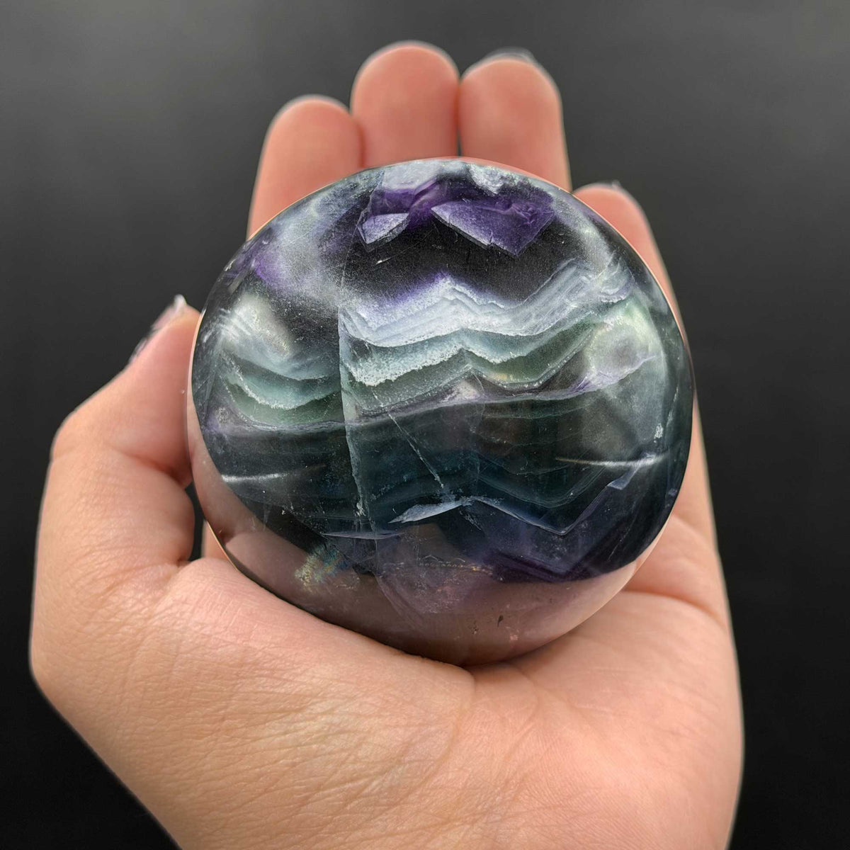 Rainbow Fluorite Crystal Sphere  - Gem Avenue Retail