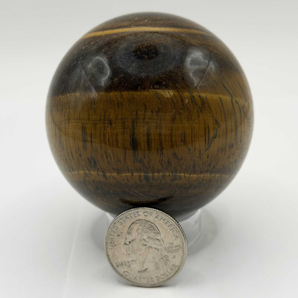 Tiger Eye Gemstone Sphere - Gem Avenue Retail