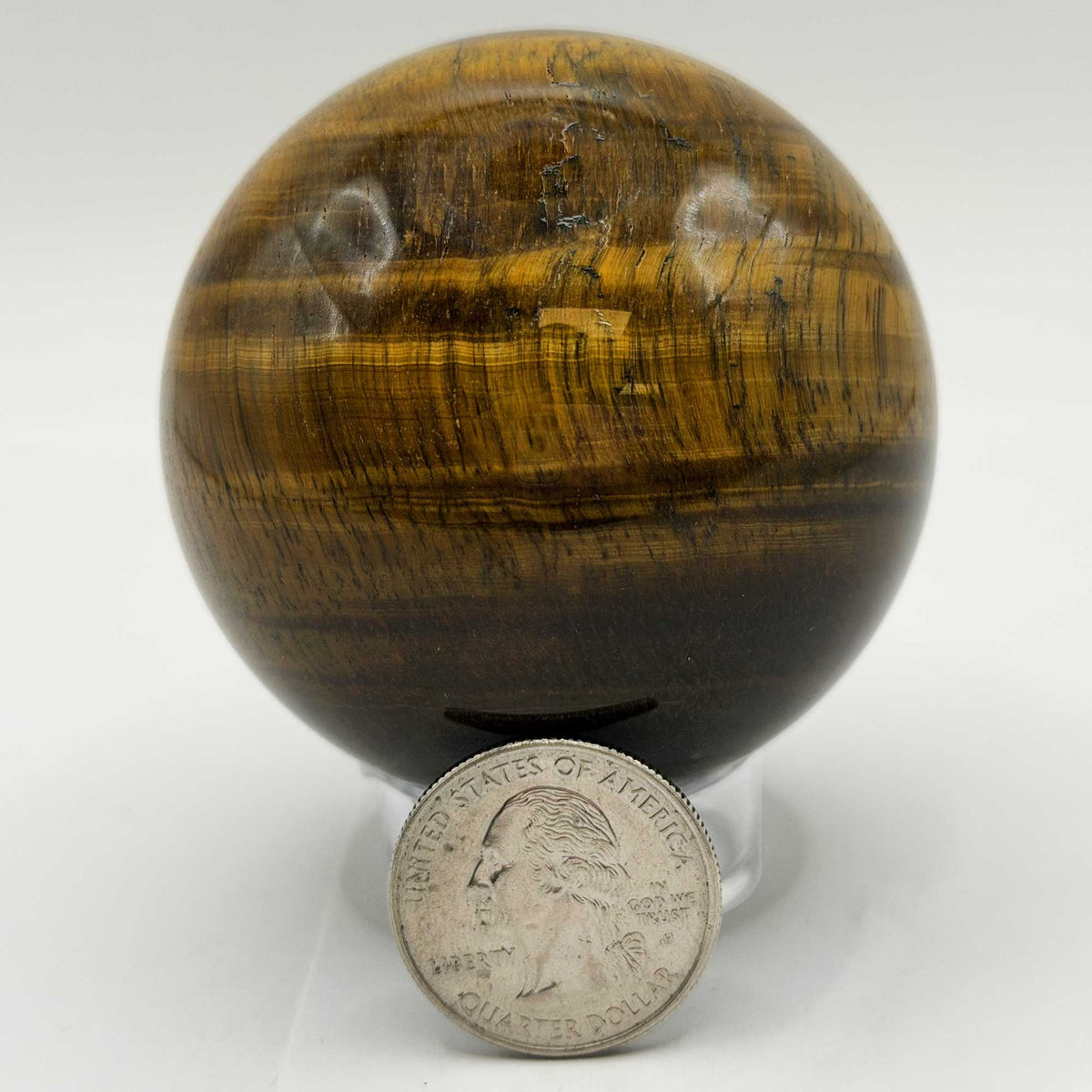 Tiger Eye Gemstone Sphere - Gem Avenue Retail
