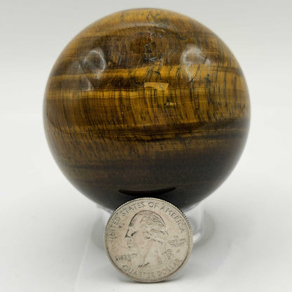 Tiger Eye Gemstone Sphere - Gem Avenue Retail
