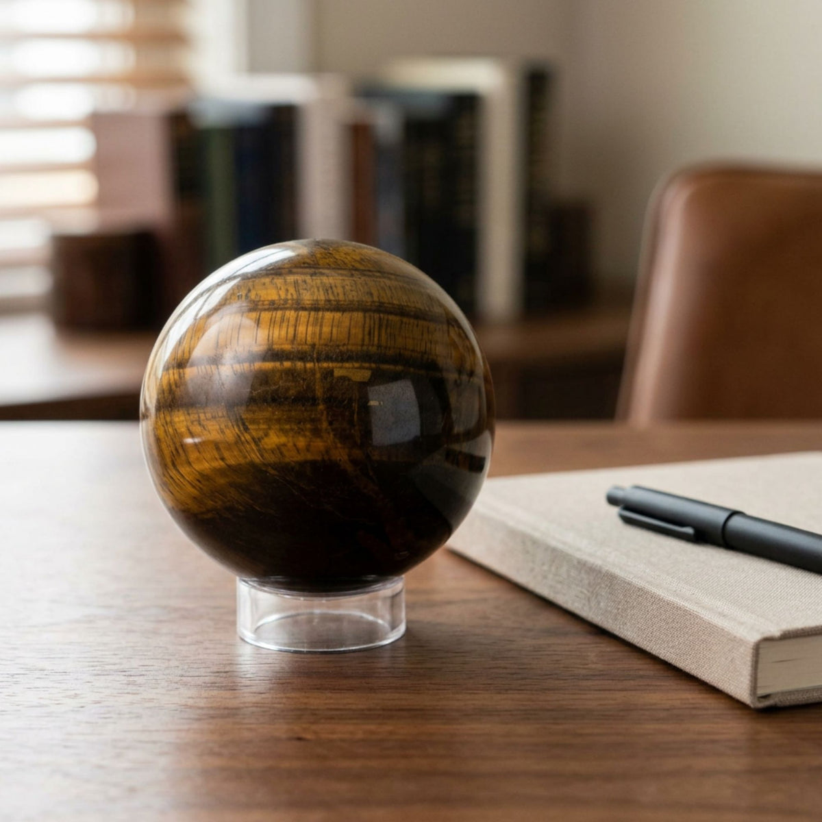 Tiger Eye Gemstone Sphere - Gem Avenue Retail