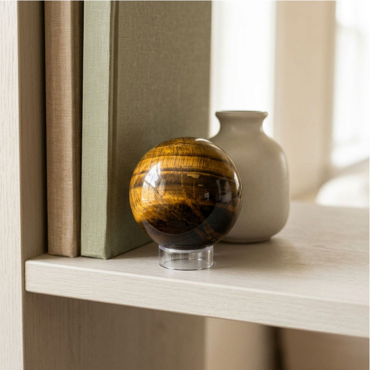 Tiger Eye Gemstone Sphere - Gem Avenue Retail