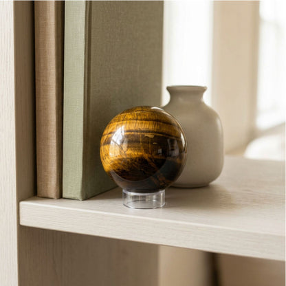 Tiger Eye Gemstone Sphere - Gem Avenue Retail