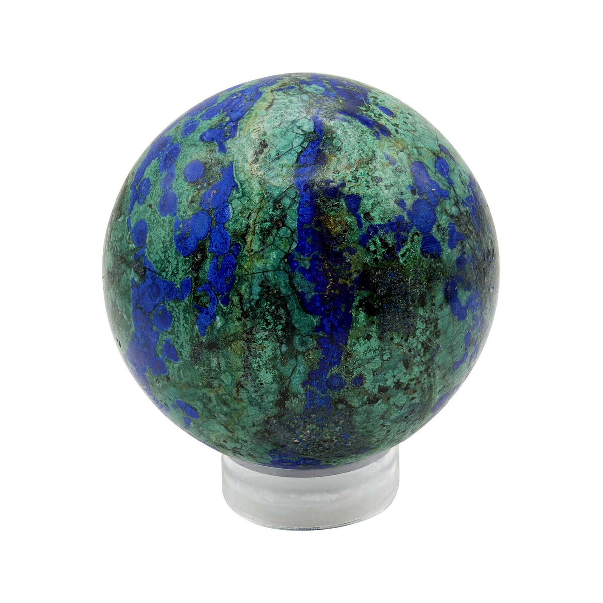 Azurite Malachite Gemstone Sphere - Gem Avenue Retail