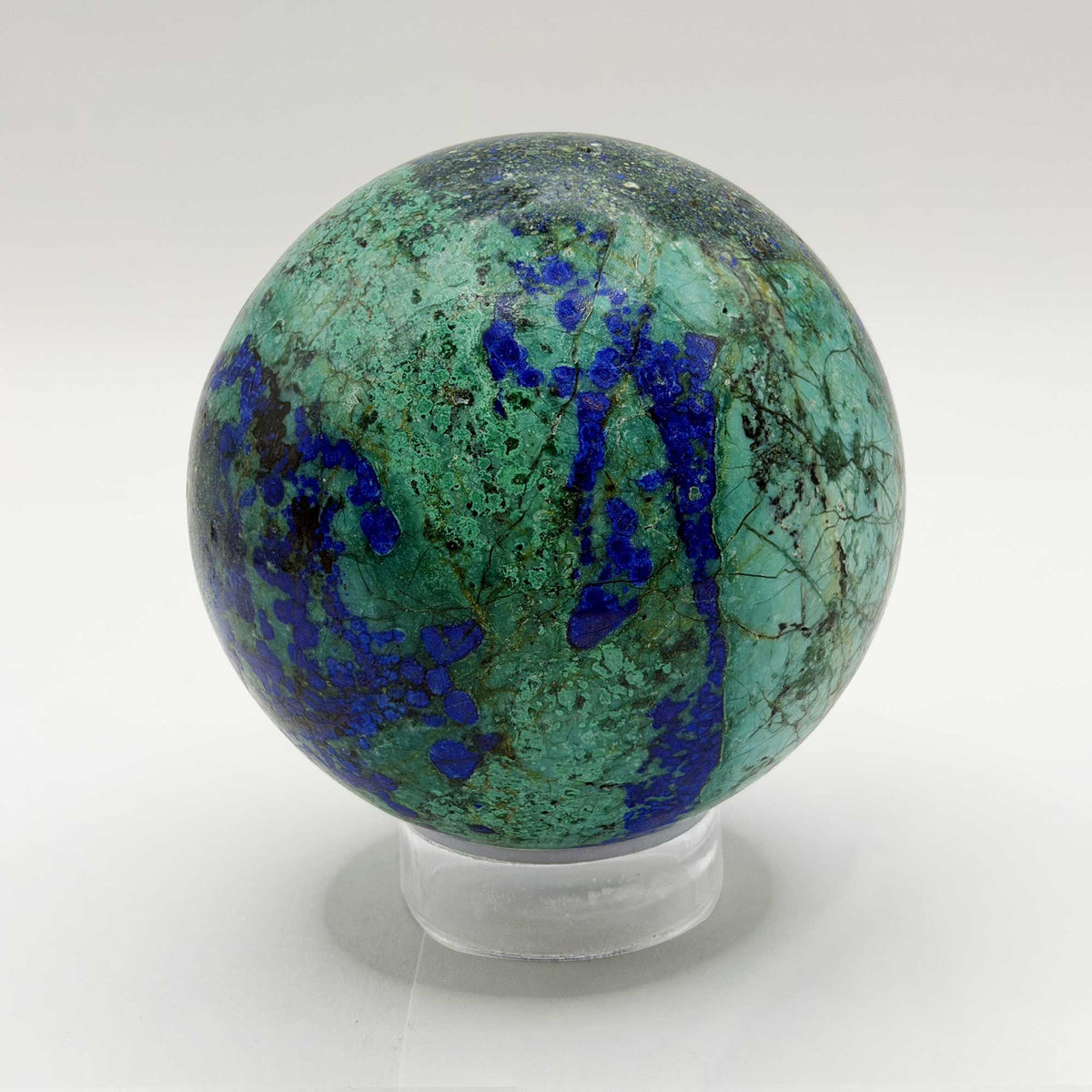 Azurite Malachite Gemstone Sphere - Gem Avenue Retail