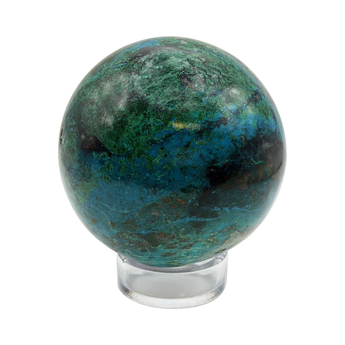 Azurite Malachite Gemstone Sphere - Gem Avenue Retail