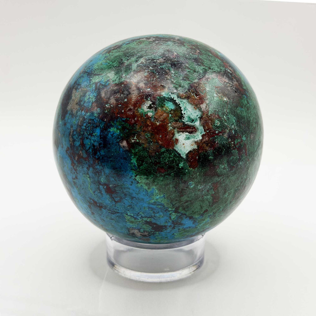 Azurite Malachite Gemstone Sphere - Gem Avenue Retail