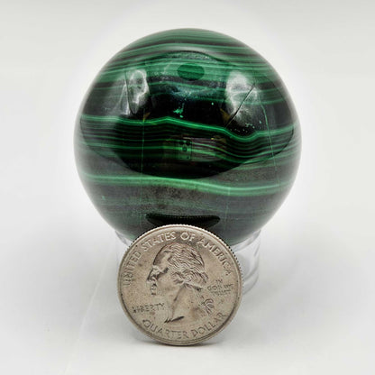 Malachite Gemstone Sphere - Gem Avenue Retail