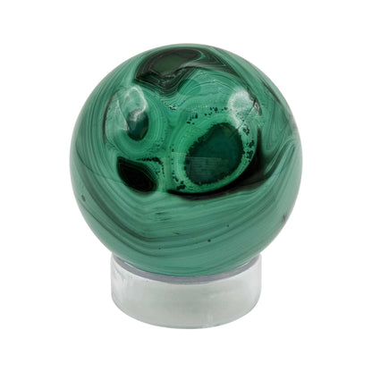 Malachite Gemstone Sphere - Gem Avenue Retail