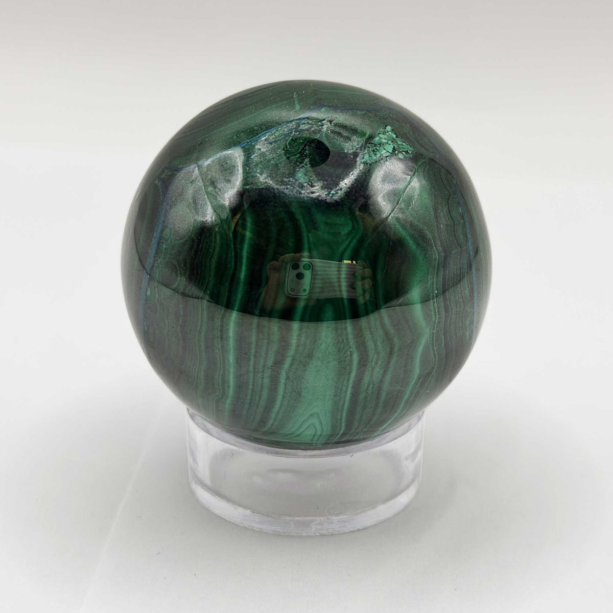 Malachite Gemstone Sphere - Gem Avenue Retail