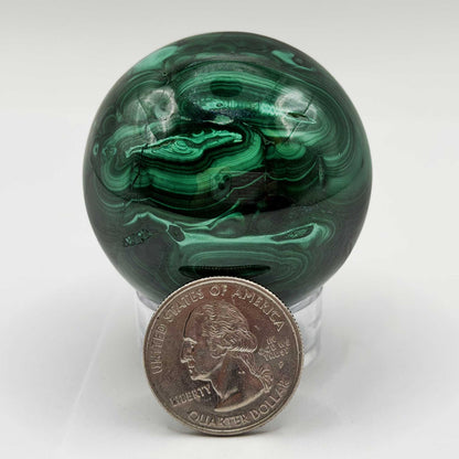 Malachite Gemstone Sphere - Gem Avenue Retail