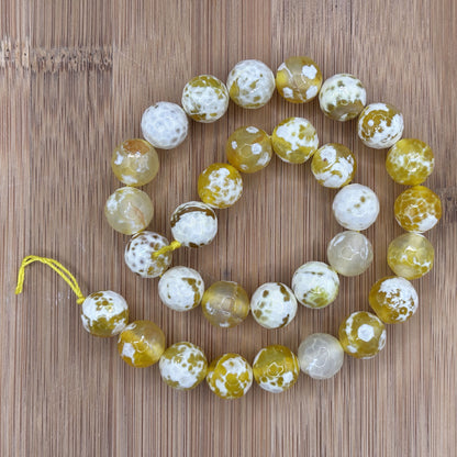 Yellow Agate Gemstone Beads Strand -  
Gem Avenue Retail