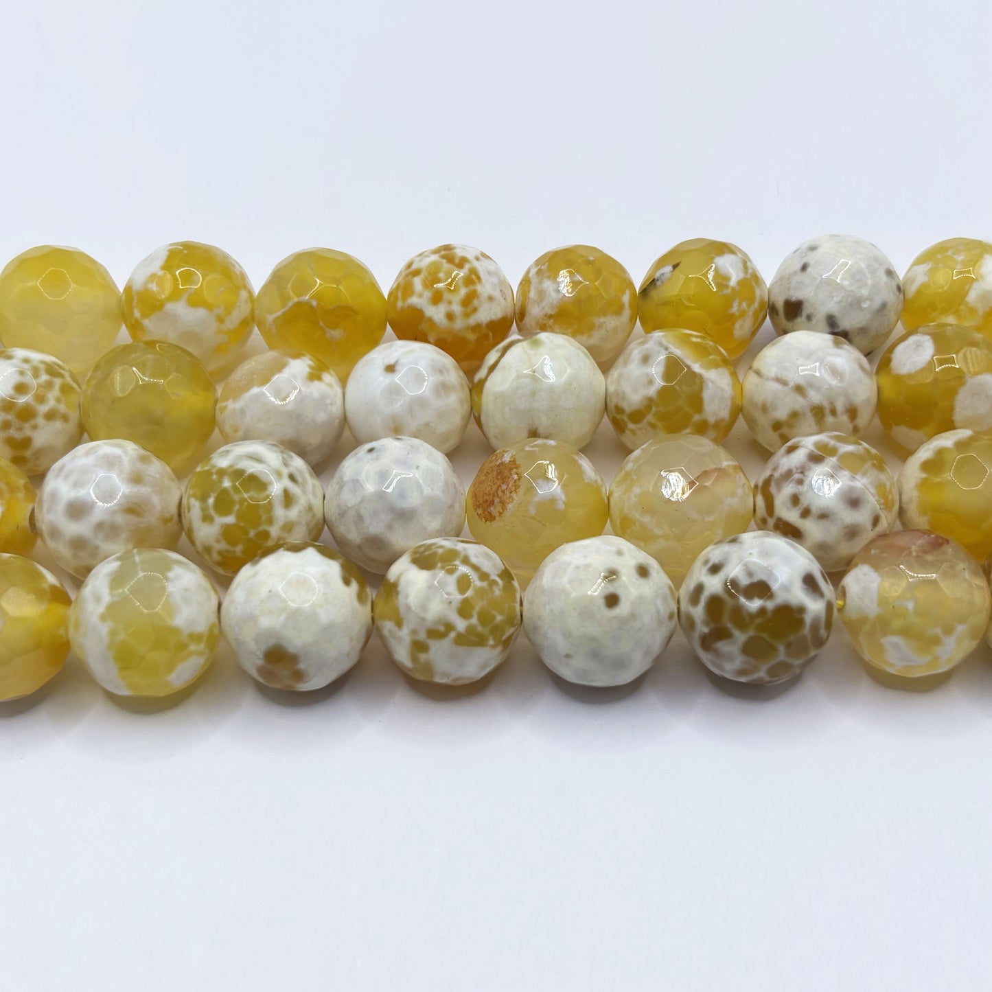 Yellow Agate Gemstone Beads Strand -  
Gem Avenue Retail