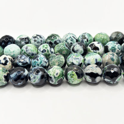 Green Agate Gemstone Beads Strand - Gem Avenue Retail