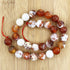12mm Carnelian Faceted Round Beads Strand Natural Gemstone Jewelry Making