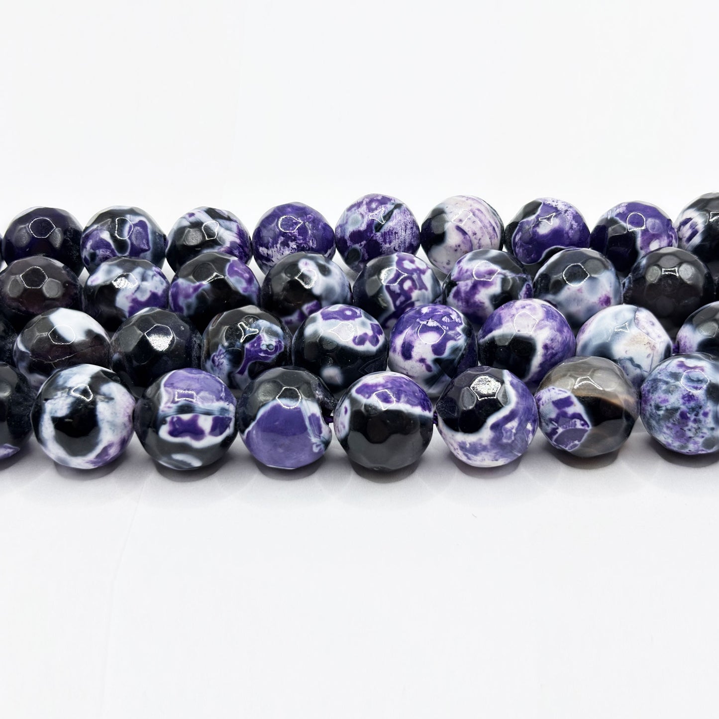 Purple Agate Gemstone Beads Strand - Gem Avenue Retail