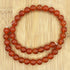 Carnelian Gemstone Round Bead Strand 10mm