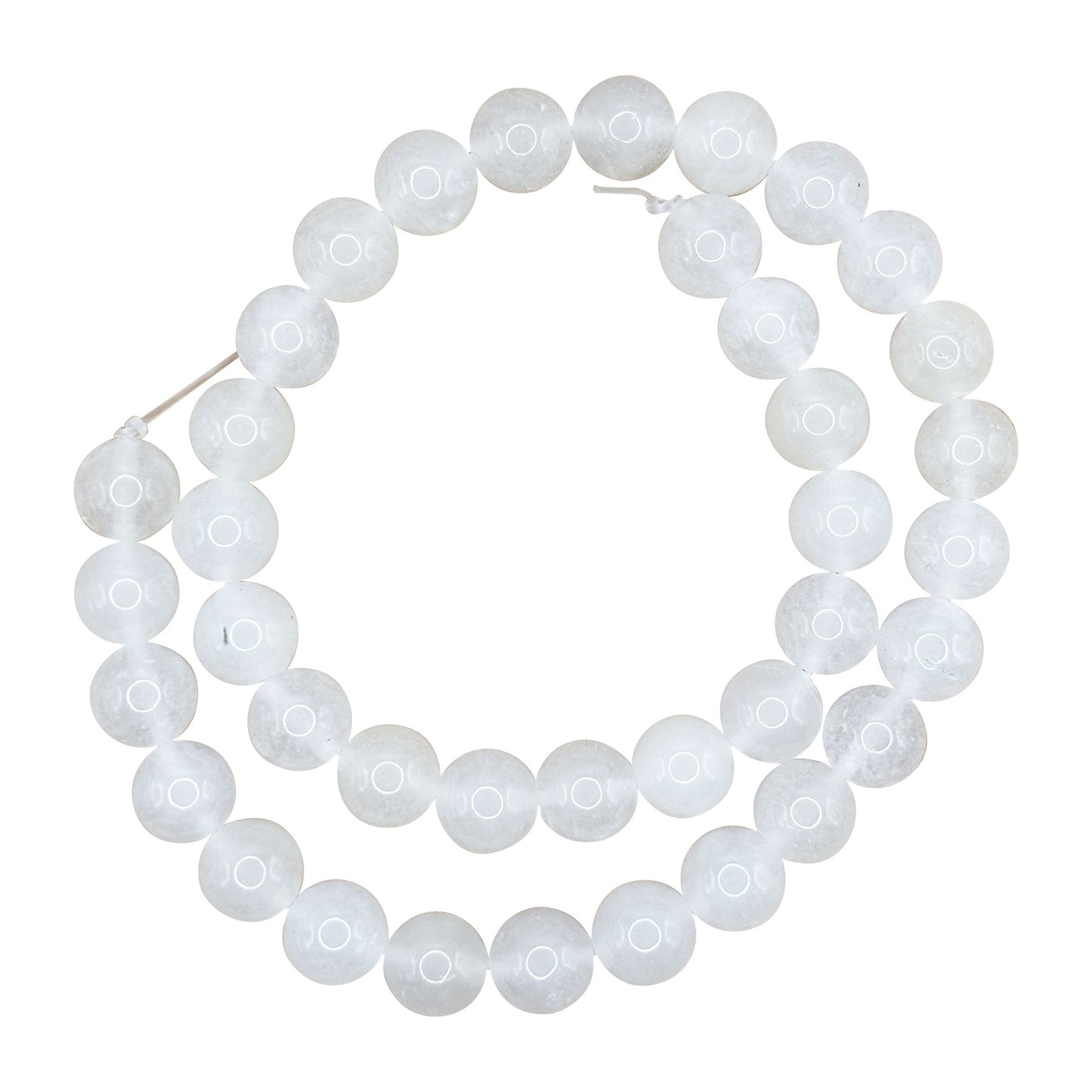 Natural Clear Quartz 10mm Round Bead Strand