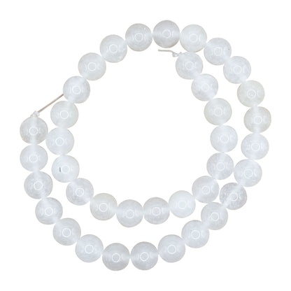 Natural Clear Quartz 10mm Round Bead Strand