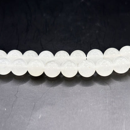 Natural Clear Quartz 10mm Round Bead Strand