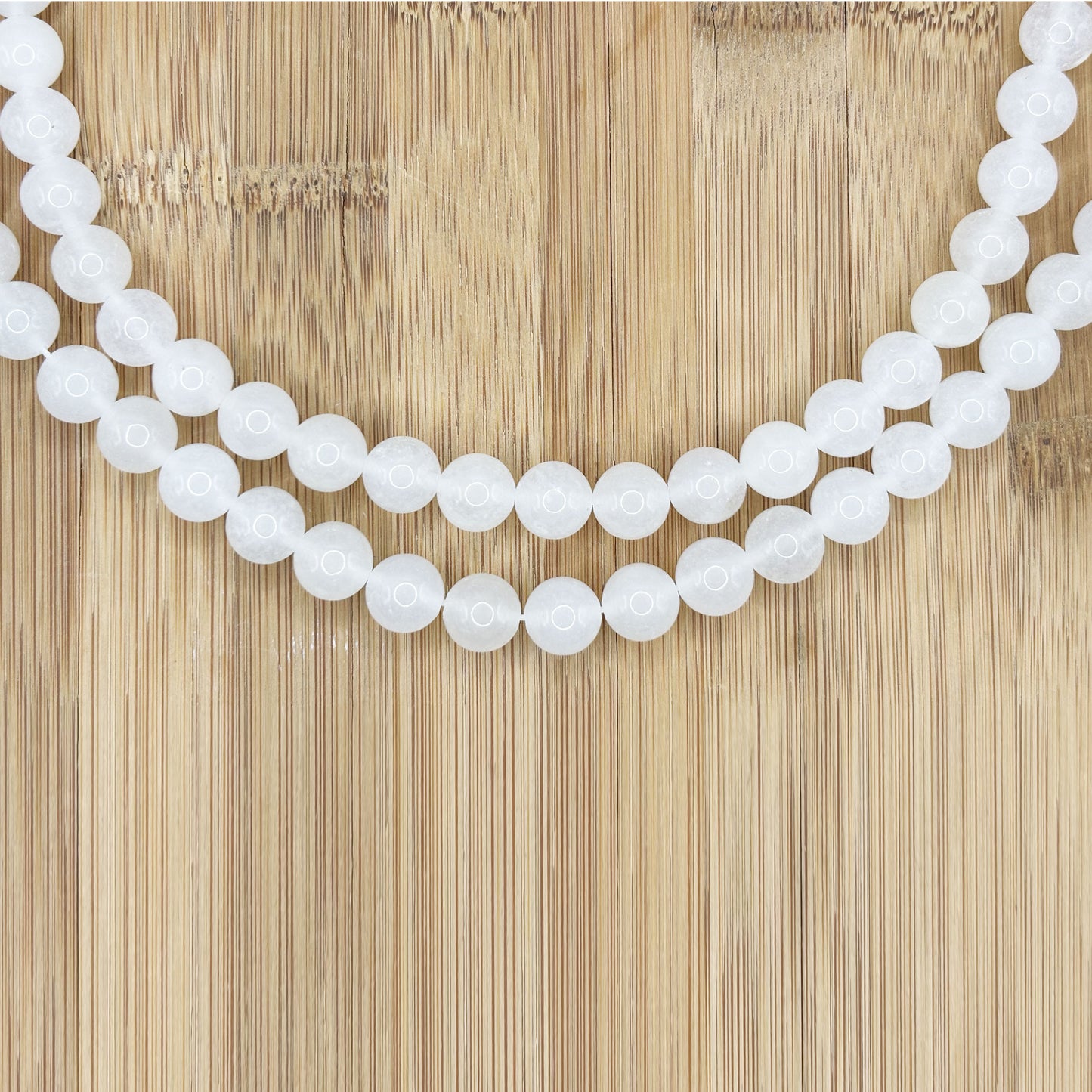 Natural Clear Quartz 10mm Round Bead Strand