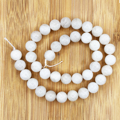 Natural Moonstone 10mm Round Bead Strand
