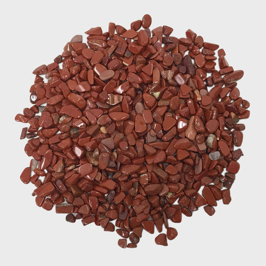 Natural Red Jasper Tumbled Chips - Gem Avenue