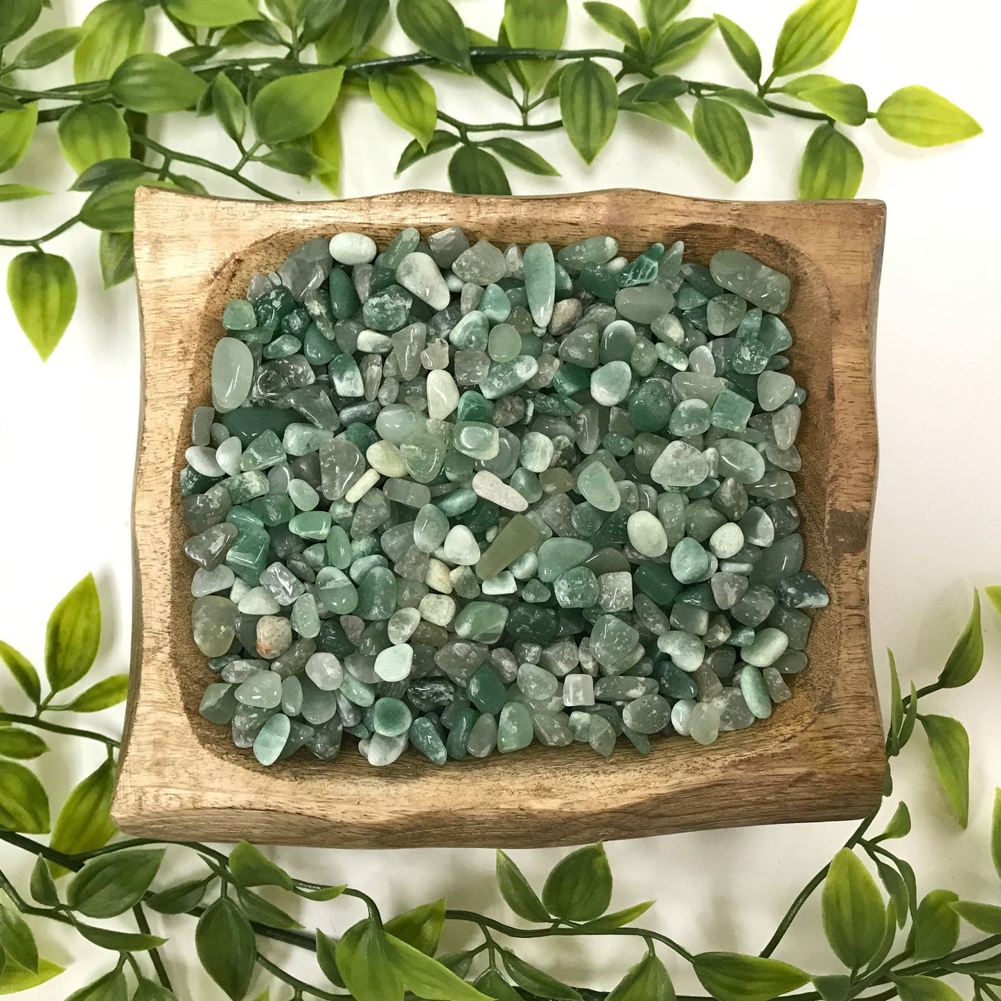 Natural Green Aventurine Tumbled Chips - Gem Avenue