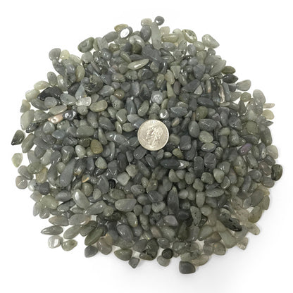 Natural Labradorite Tumbled Chips - Gem Avenue
