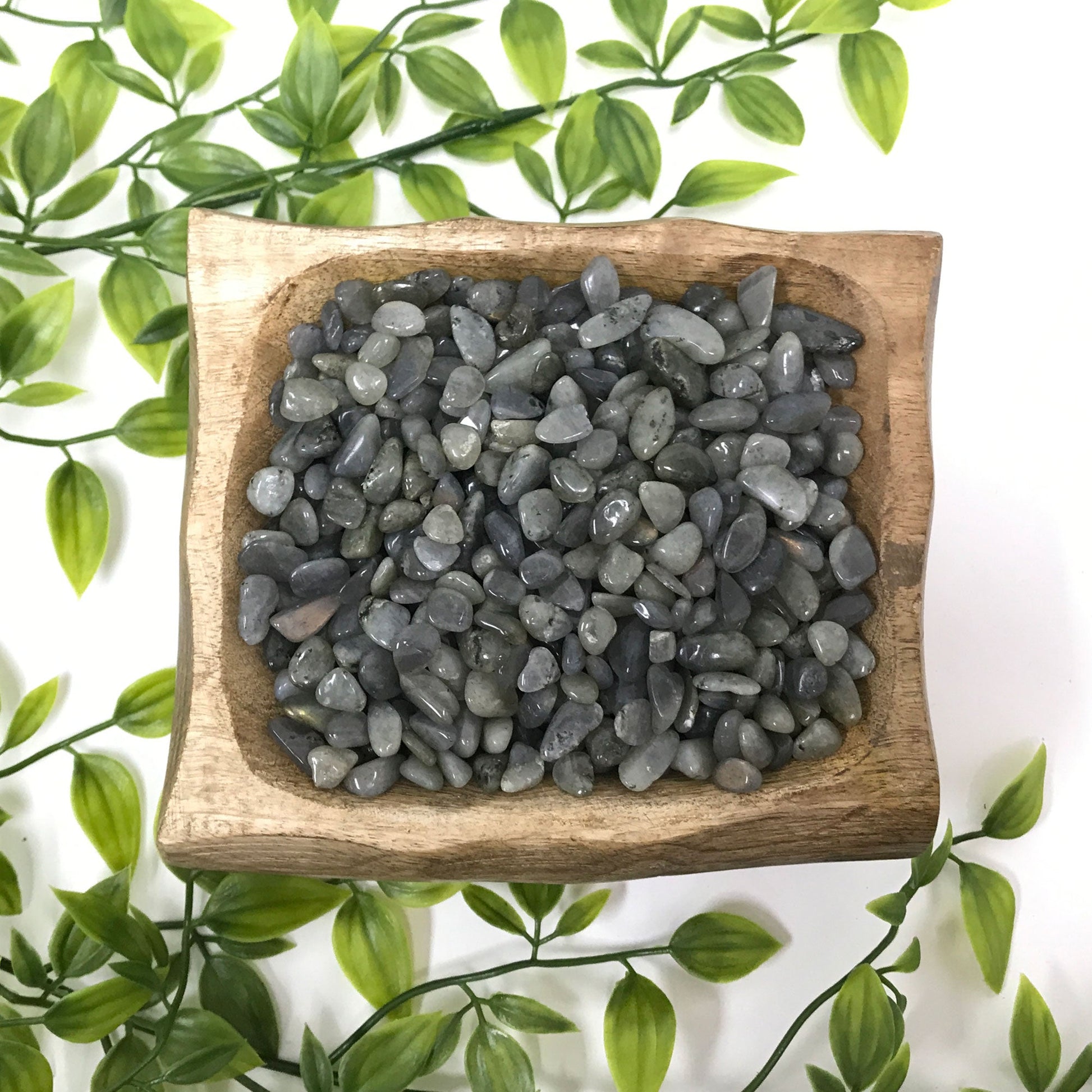 Natural Labradorite Tumbled Chips - Gem Avenue