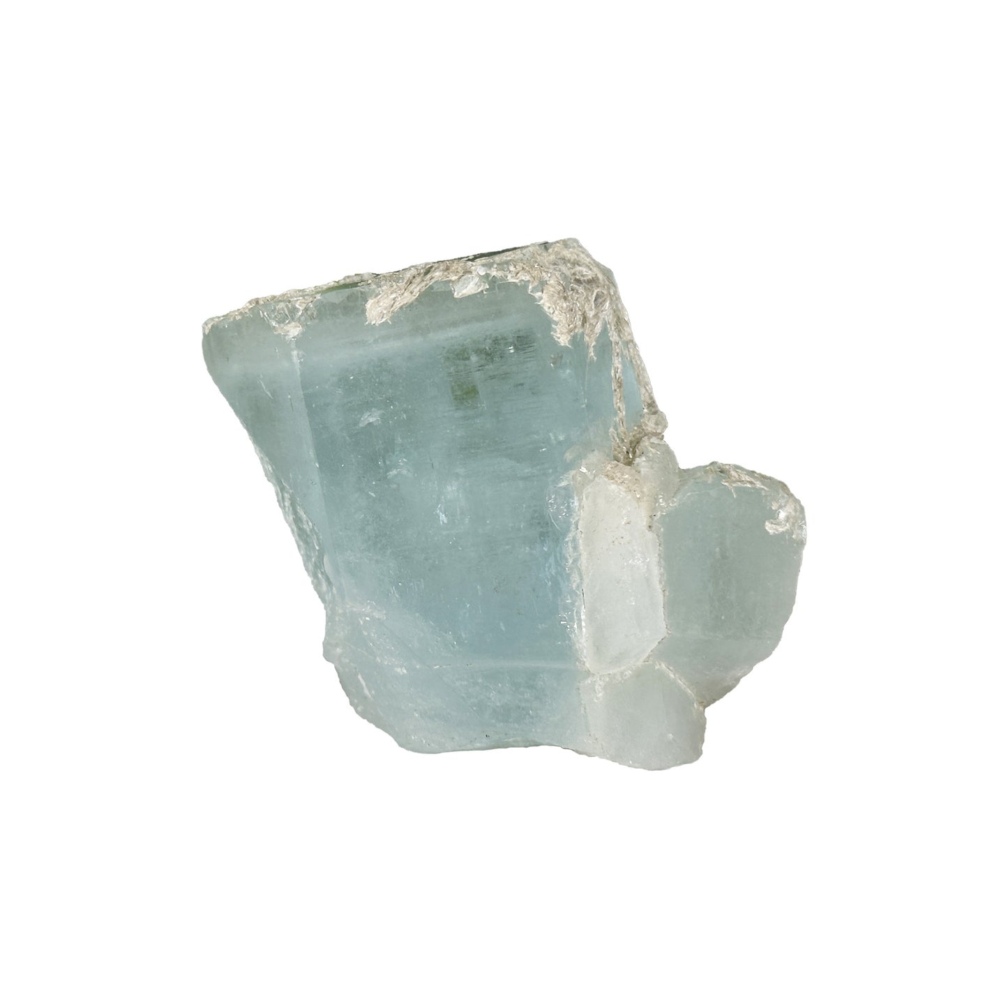 Natural Blue Raw Aquamarine Crystal from Pakistan