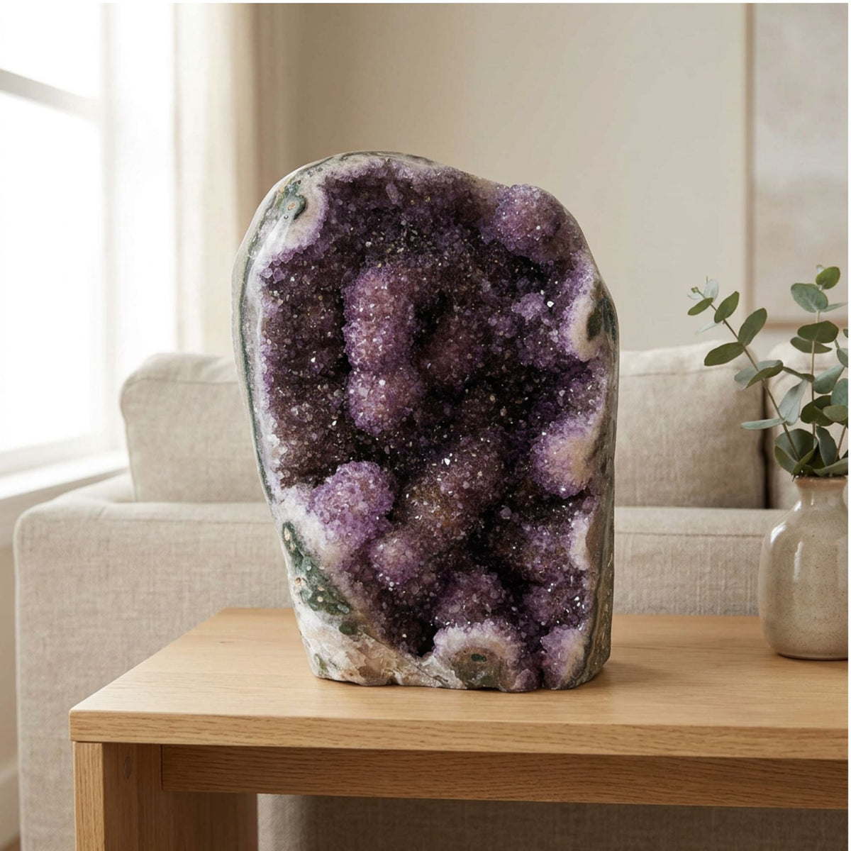 Natural Amethyst Geode - Gem Avenue Retail  