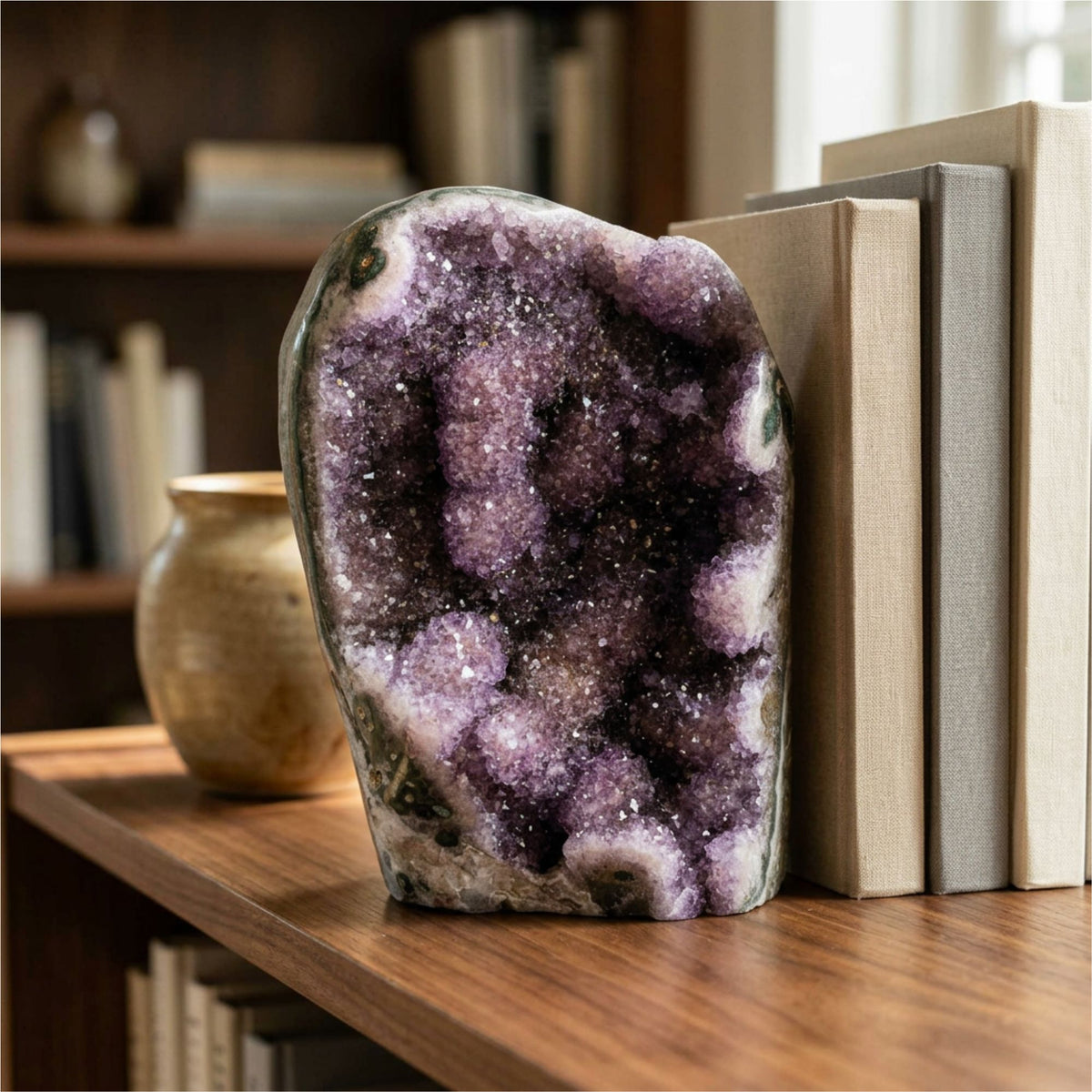 Natural Amethyst Geode - Gem Avenue Retail  
