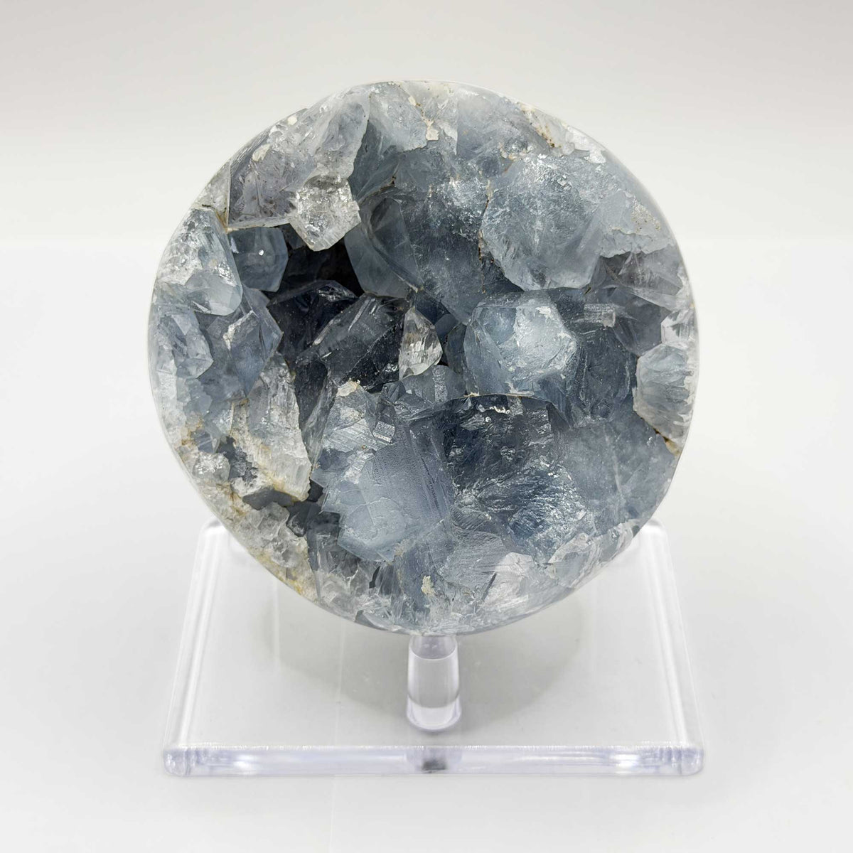 Natural Celestite Crystal Geode - Gem Avenue Retail