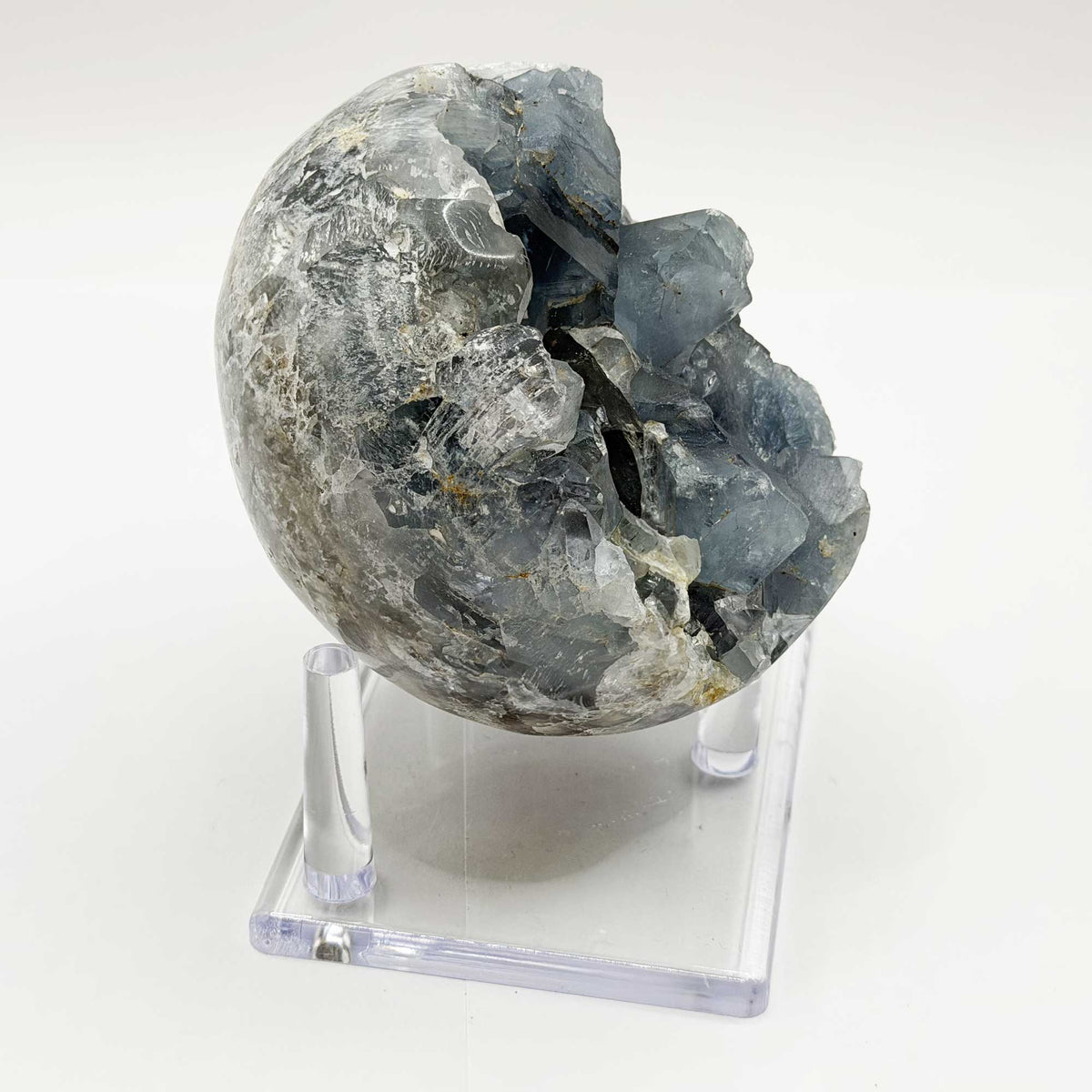 Natural Celestite Crystal Geode - Gem Avenue Retail