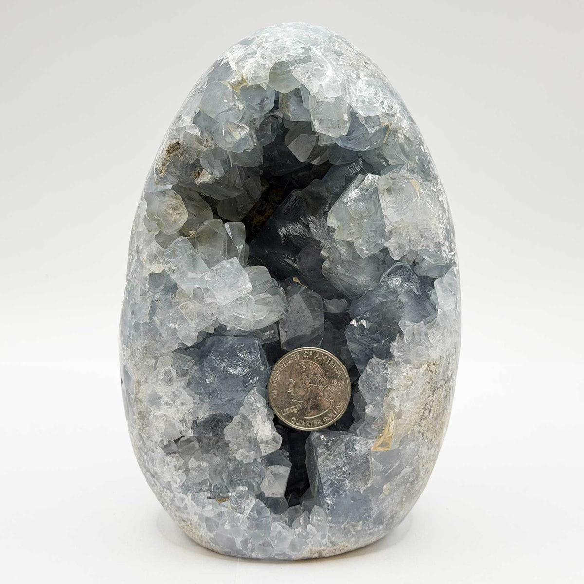 Natural Celestite Crystal Geode - Gem Avenue
