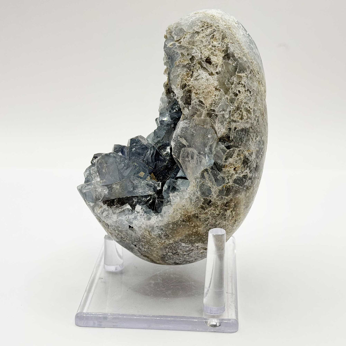 Celestite Crystal Geode - Gem Avenue Retail