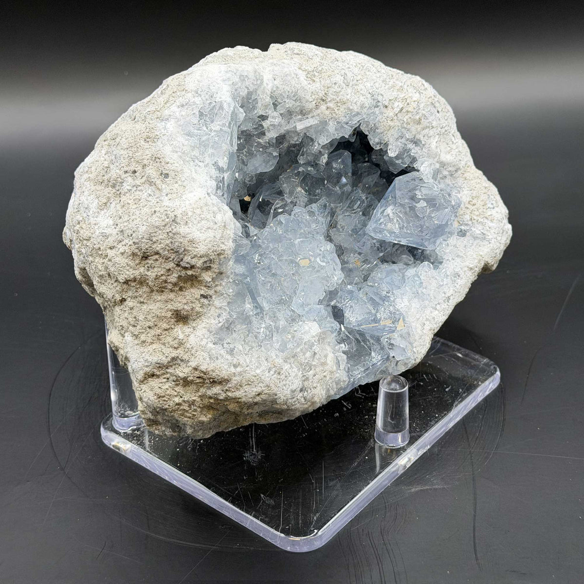 Celestite Crystal Geode - Gem Avenue Retail