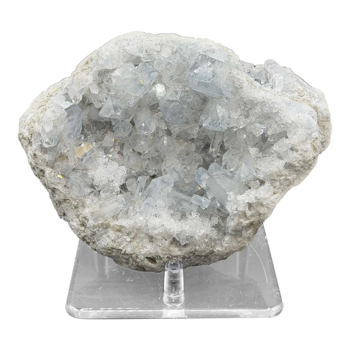 Celestite Crystal Geode - Gem Avenue Retail