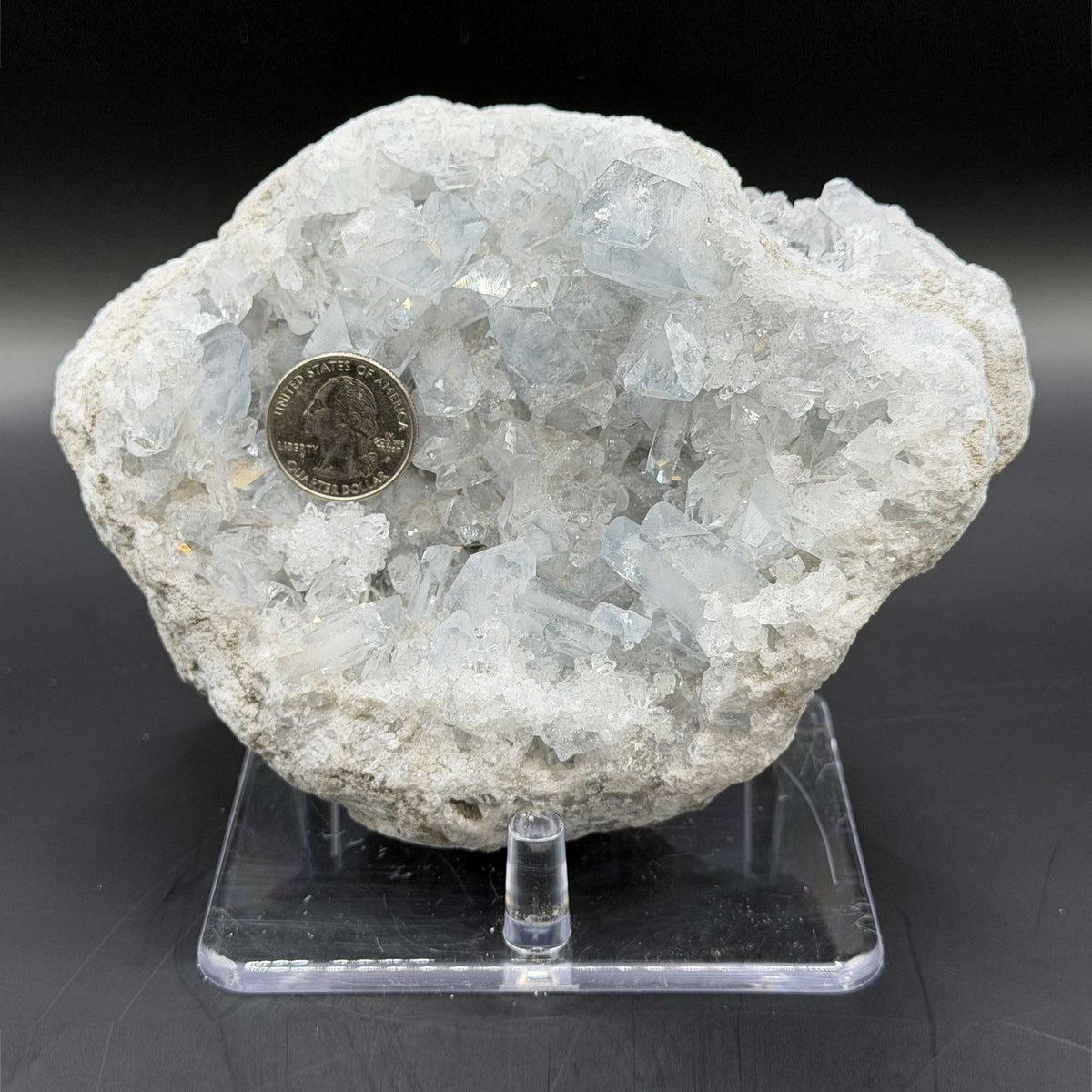 Celestite Crystal Geode - Gem Avenue Retail