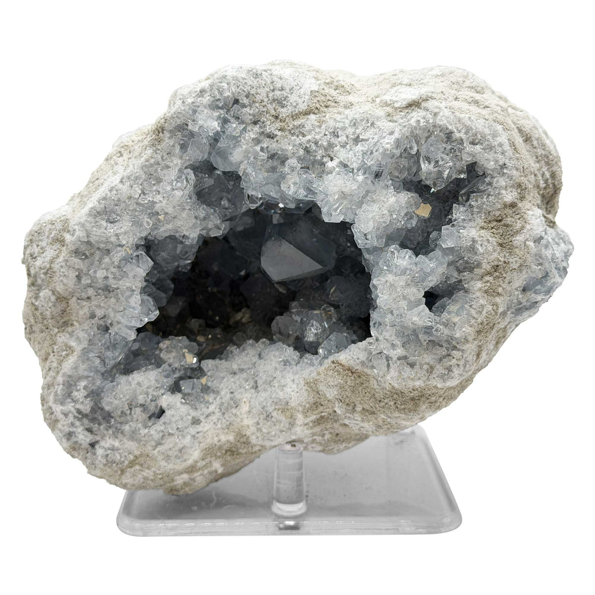 Celestite Crystal Geode - Gem Avenue Retail